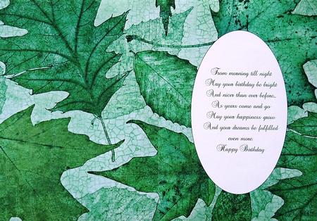 Leaf Hippie Green Insert by Margaret Dittmann