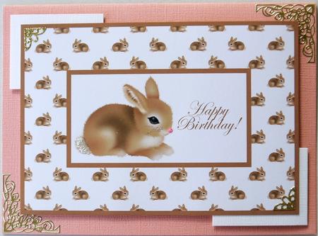 Cute Easter Bunnies A4 by Margaret Dittmann