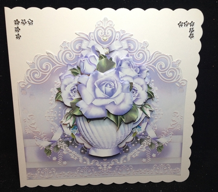 Vintage Violet Floral Bouquet Mini Kit by Margaret Hanning