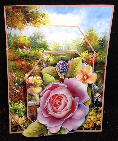 Concertina Front - Garden Pond by Margaret Hanning