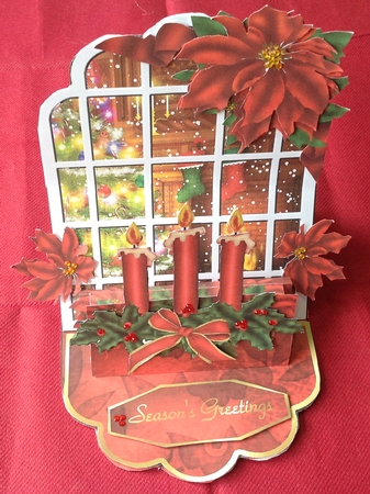 Put a Candle in the Windlow - 3D Le Grand Easel Kit by Margaret Hanning