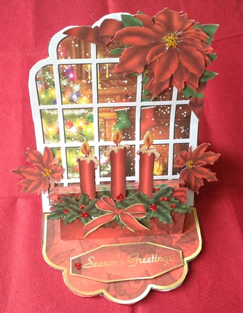 Put a Candle in the Windlow - 3D Le Grand Easel Kit by Margaret Hanning