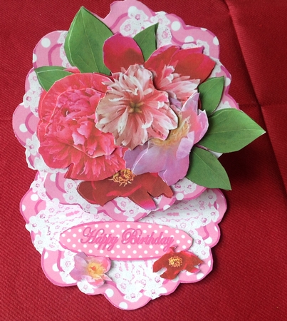 Pocket Full of Posies - Scallop Flower Easel Kit by Margaret Hanning