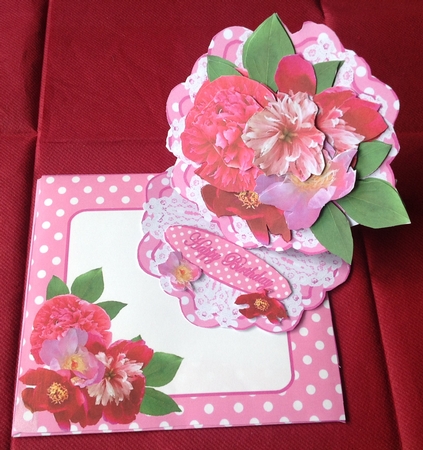 Pocket Full of Posies - Scallop Flower Easel Kit by Margaret Hanning