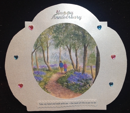 Walk in the Bluebell Wood Original Watercolour Painting by Margaret Hanning
