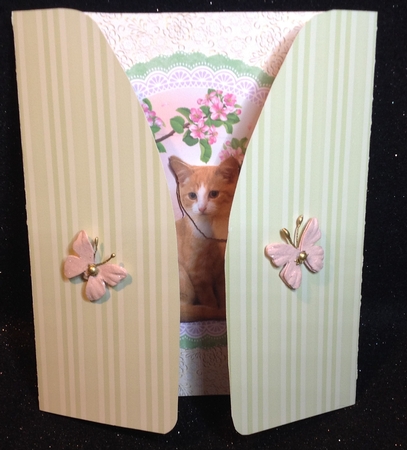 Stylish Gate Fold Card Template 6 by Margaret Hanning
