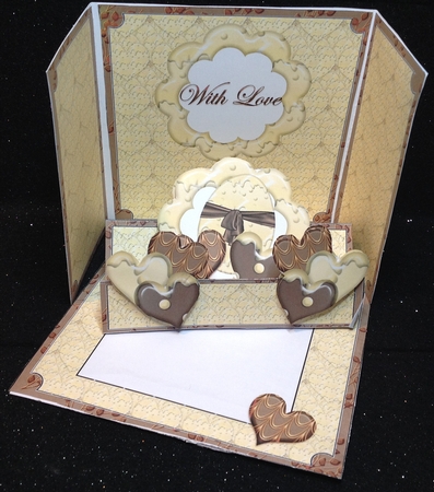 Gatefold Step Card - Easter Chocolate by Margaret Hanning