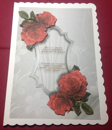 Floral Embossed Backgrounds with Page Curl by Margaret Hanning