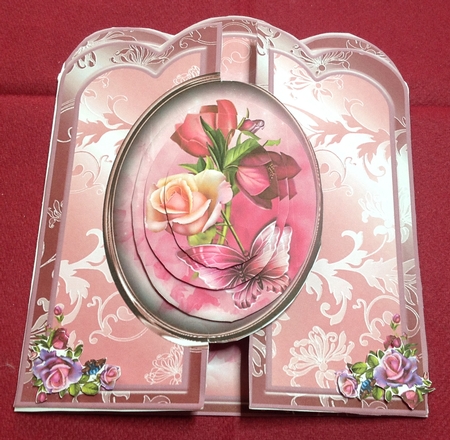 Beautiful Flora Gate Fold Card Kit by Margaret Hanning