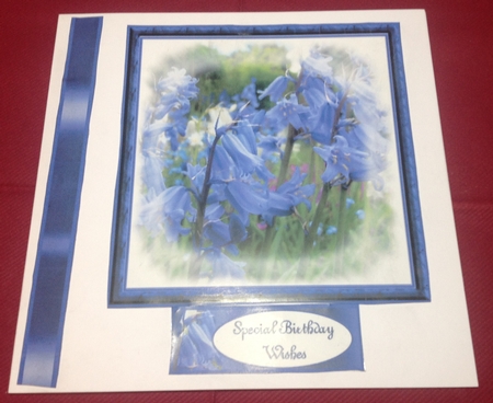 Bluebell Topper by Margaret Hanning