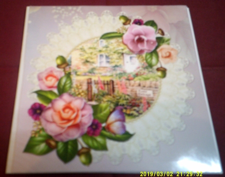 8x8 Rose Cottage with Camellias by Margaret Hanning