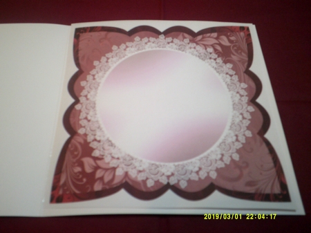 8x8 Ruby Wedding Anniversary Card Kit by Margaret Hanning