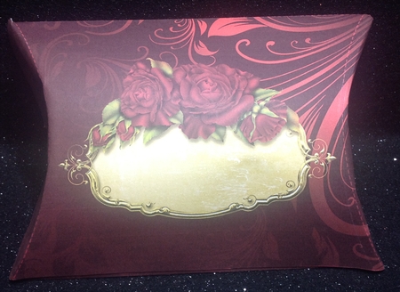 Beautiful Red Roses Pillow Box by Margaret Hanning