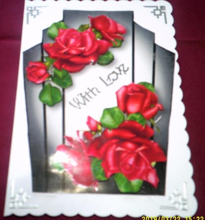 Art Deco Celebration Roses & Decoupage by Margaret Hanning