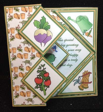 Fold Back Pop-up - Gardening by Margaret Hanning