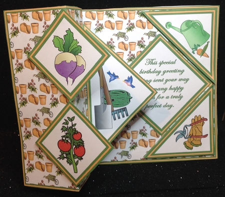 Fold Back Pop-up - Gardening by Margaret Hanning