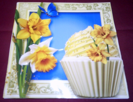 Spring Daffodils Cupcake Mini Kit by Margaret Hanning