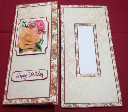 3D Concertina Pop-out - Bouquet of Roses by Margaret Hanning