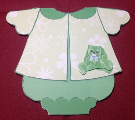 Romper Suit Green by Margaret Hanning