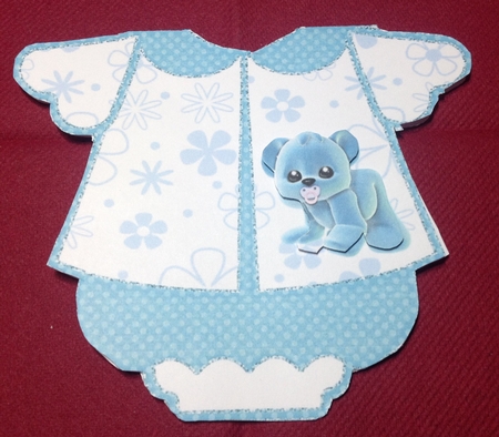 Romper Suit Blue by Margaret Hanning