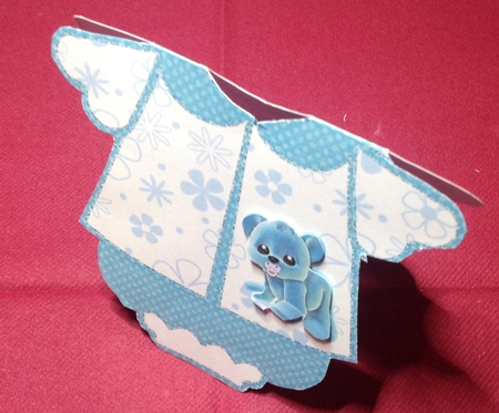 Romper Suit Blue by Margaret Hanning