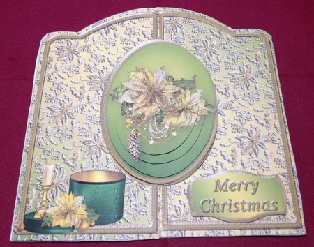 Christmas Gold - Gatefold Card Mini Kit by Margaret Hanning