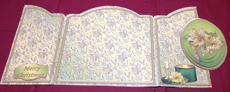 Christmas Gold - Gatefold Card Mini Kit by Margaret Hanning