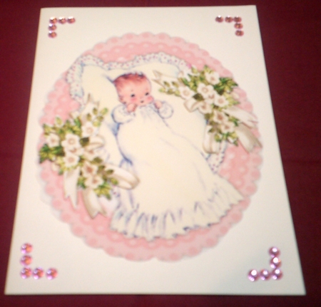 Lovely Rocker for a Baby Girl by Margaret Hanning