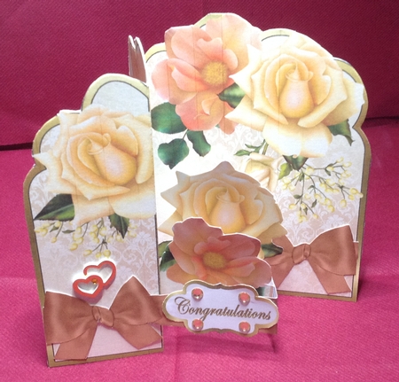 Z-Fold Wedding Roses by Margaret Hanning