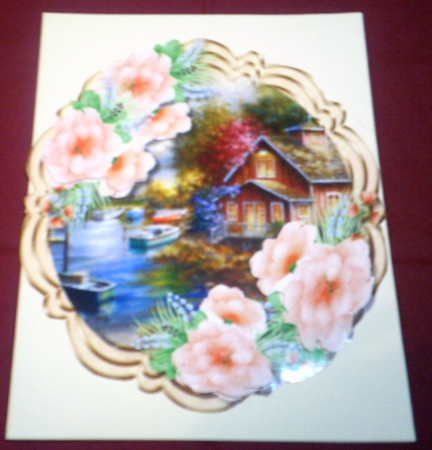 Beautiful Water Scene and Ross  by Margaret Hanning