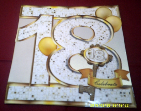 Special Ages - 18th Birthday - Sparkle by Margaret Hanning