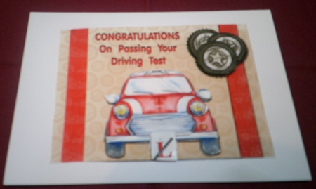 Driving Test - Passed - Car - Red by Margaret Hanning
