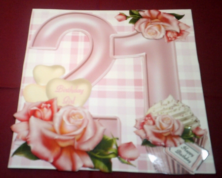 Special Birthday Roses & Cupcakes Easel - Bumper Kit - Ages 30 to 90 by Margaret Hanning