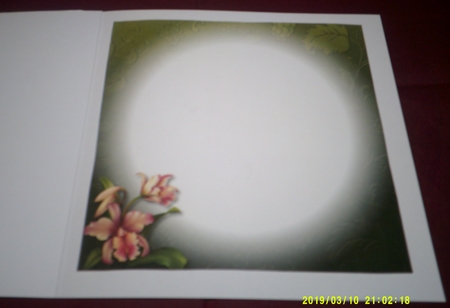 Sheet Music Plaque - Orchids by Margaret Hanning