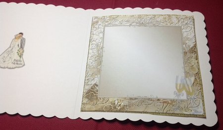 Mr and Mr Blank Wedding Insert by Margaret Hanning