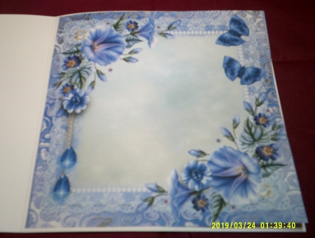 Sapphire Wedding Anniversary Topper by Margaret Hanning
