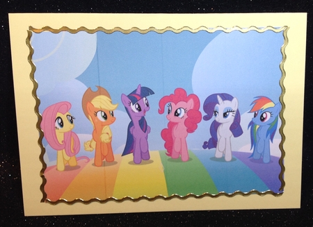 My Little Pony Characters A5 Quick Card by Margaret Hanning