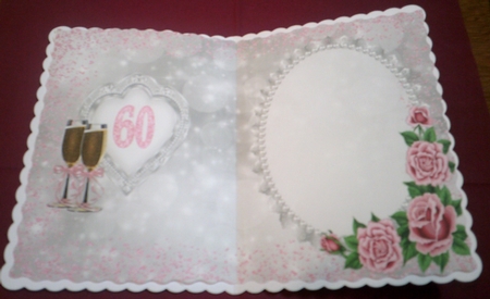 To A Special Couple On Your Diamond Wedding Anniversary Mini Kit by Margaret Hanning