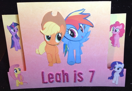 My Little Pony Applejack and Rainbow Dash Quick Card by Margaret Hanning