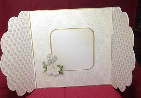 Romantic Moments - Scallop Gatefold Card Mini Kit by Margaret Hanning