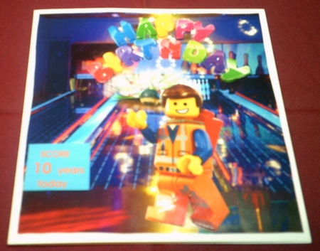 Bowling Lego For Josh mini kit by Margaret Hanning