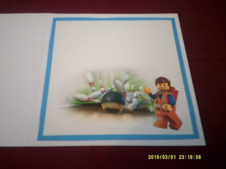 Bowling Lego For Josh mini kit by Margaret Hanning