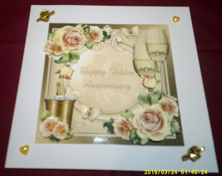 Golden Anniversary, Wedding mini kit by Margaret Hanning