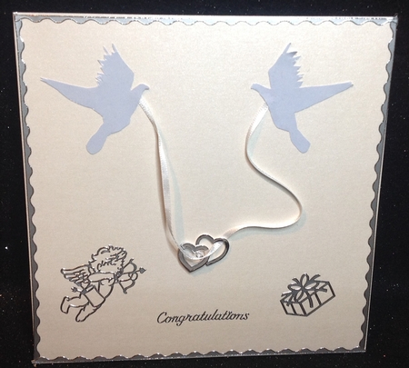 Metal Flying Doves by Margaret Hanning