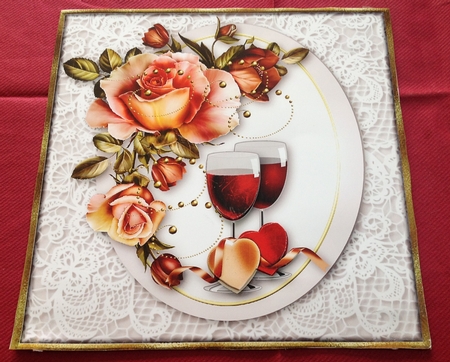 Splendifforous Card Topper 2 by Margaret Hanning