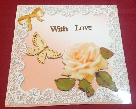 CU  Silk & lace Card Toppers by Margaret Hanning