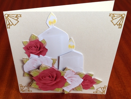 Autumn Rose Candle Step by Step by Margaret Hanning