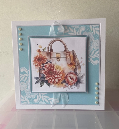 8x8 Mini Kit, Gorgeous Flower Bags  by Margaret Holt