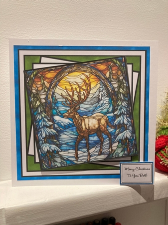 Stained Glass Mixed Christmas Multi Topper Kit by Margaret Holt