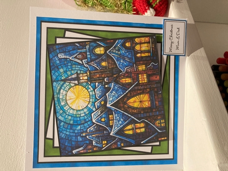 Stained Glass Mixed Christmas Multi Topper Kit by Margaret Holt